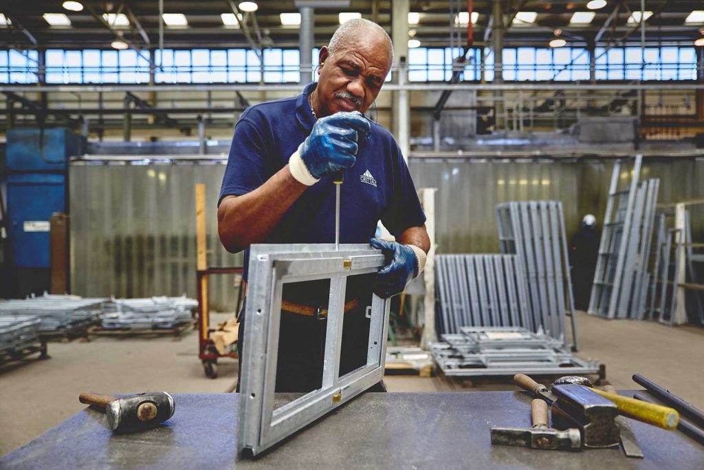 Crittall factory worker