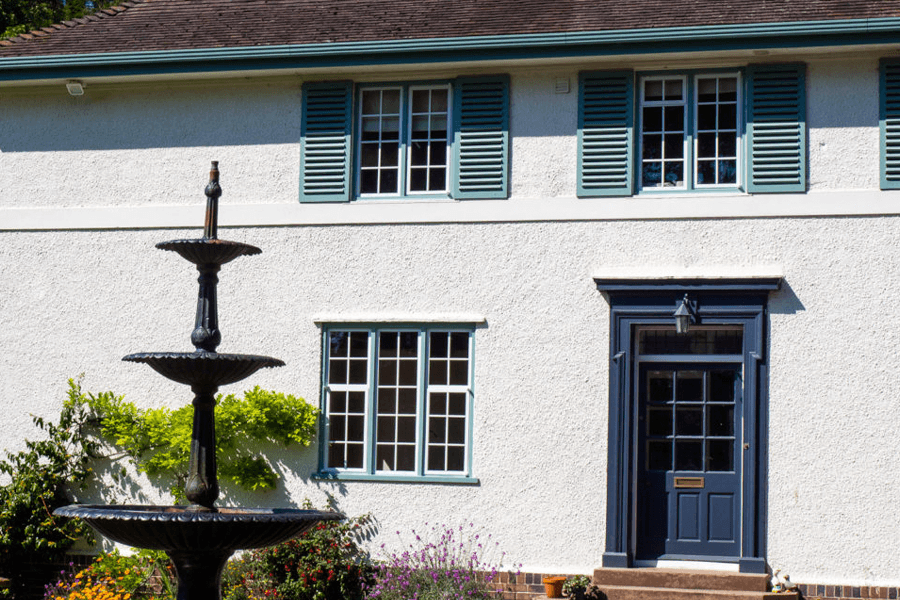 Steel windows for house