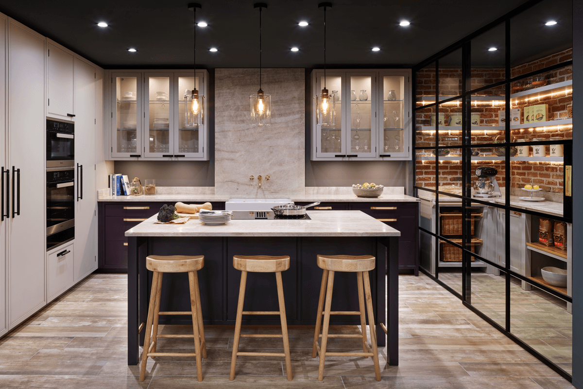 Innervision sliding doors for kitchen