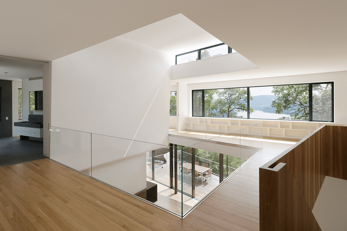 Modern house landing