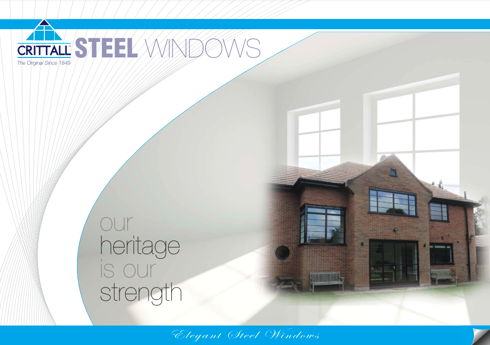 Stell windows brochure cover