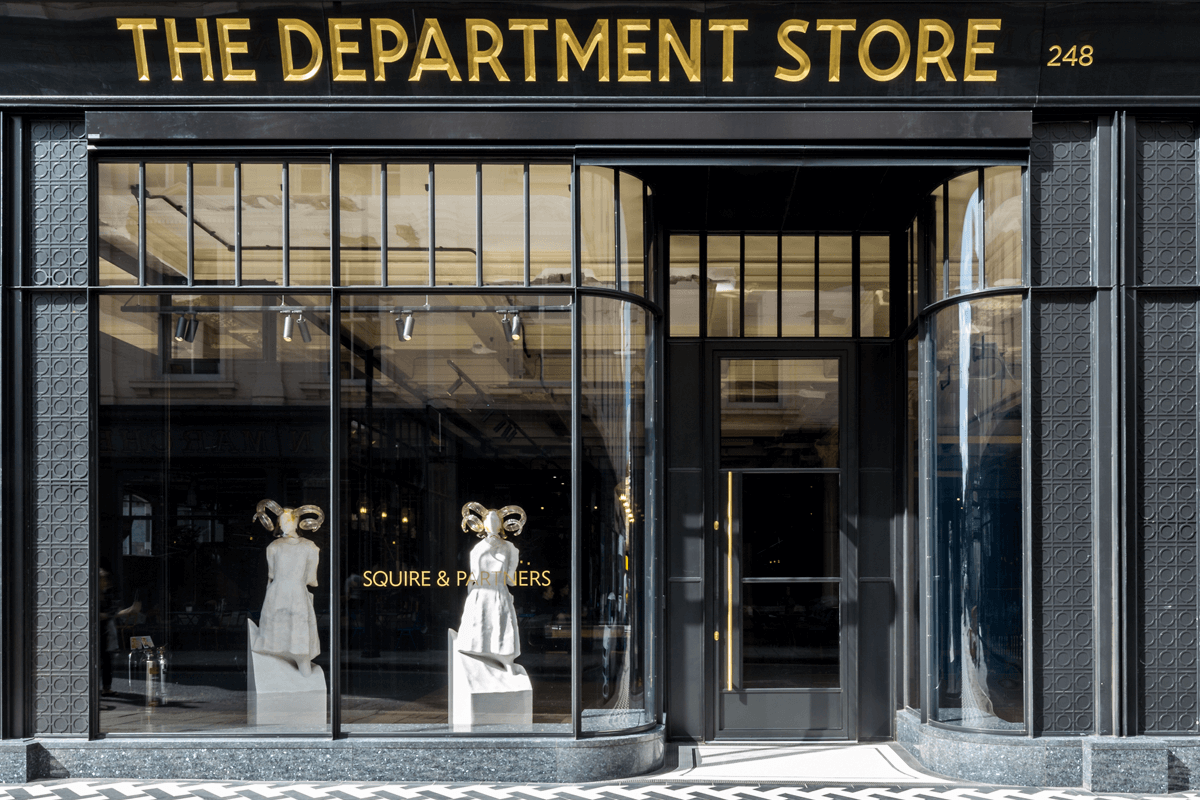 Commercial shop front