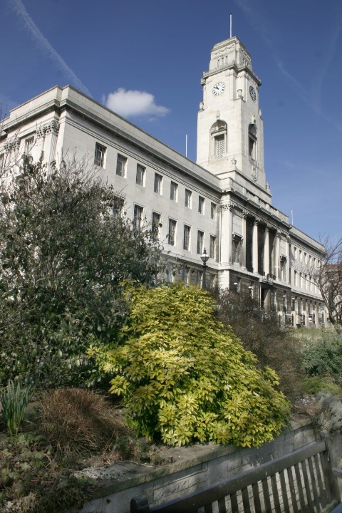 Crittall steel windows on Barnsley town hall