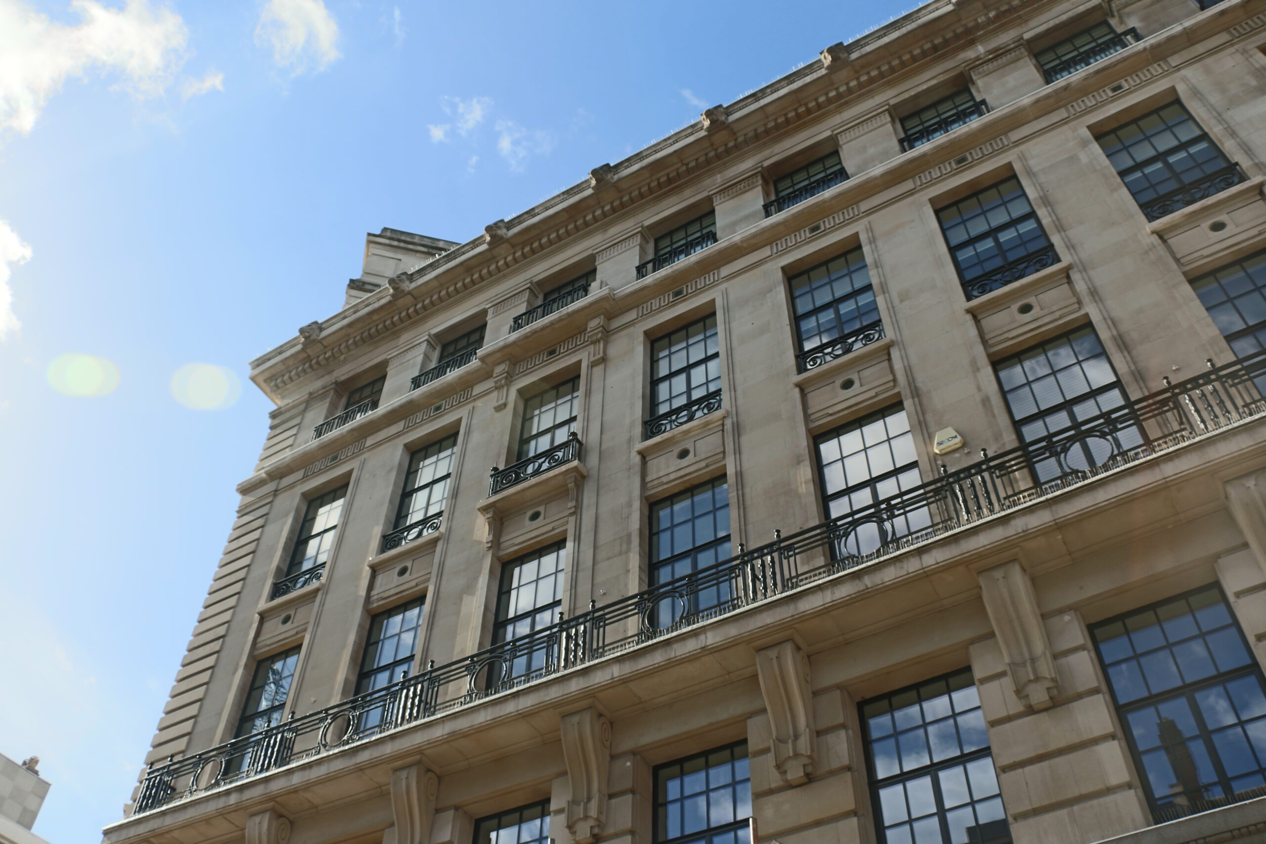 Black steel windows for heritage site