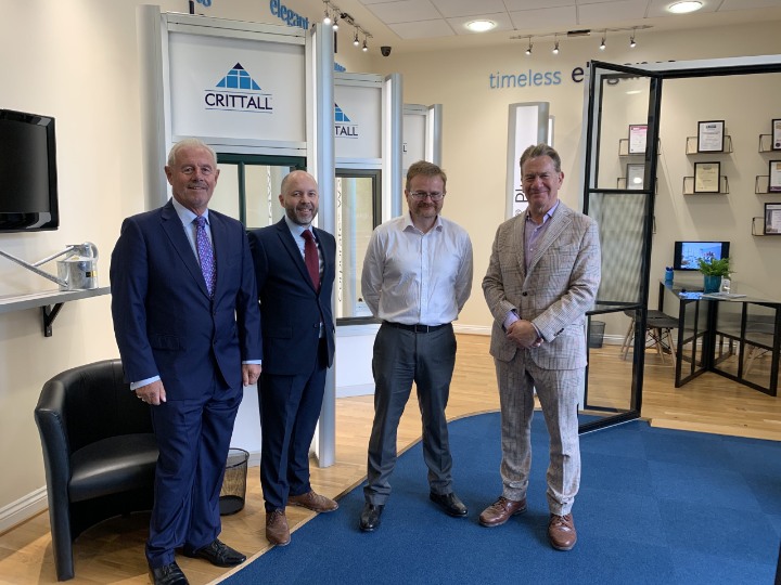 Crittall team in showroom