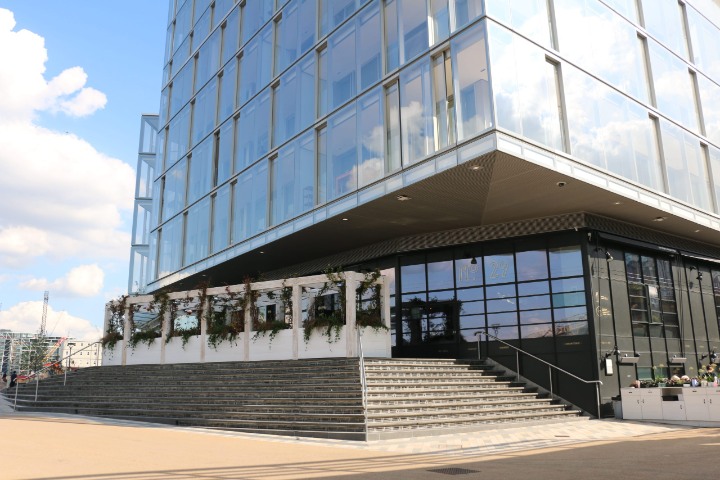 Grey steel windows in Battersea