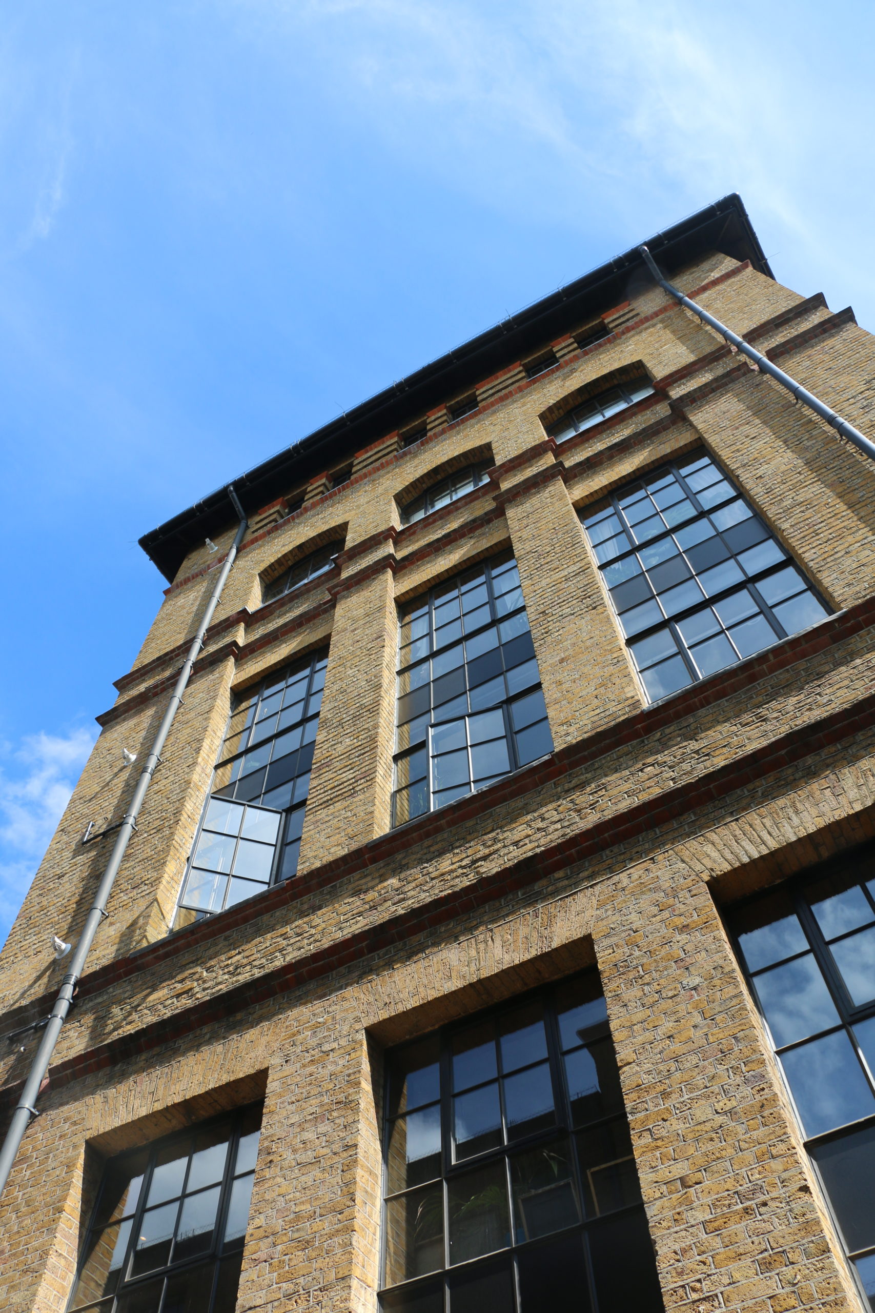 Commercial black steel windows