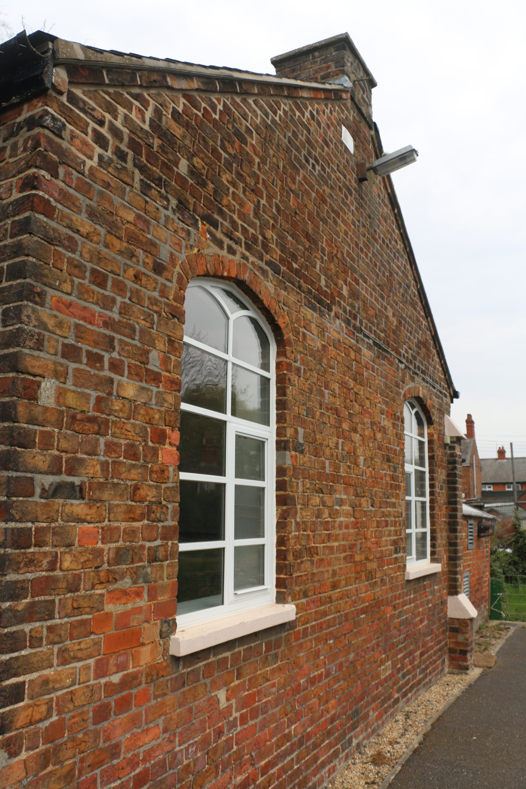 White steel bespoke windows