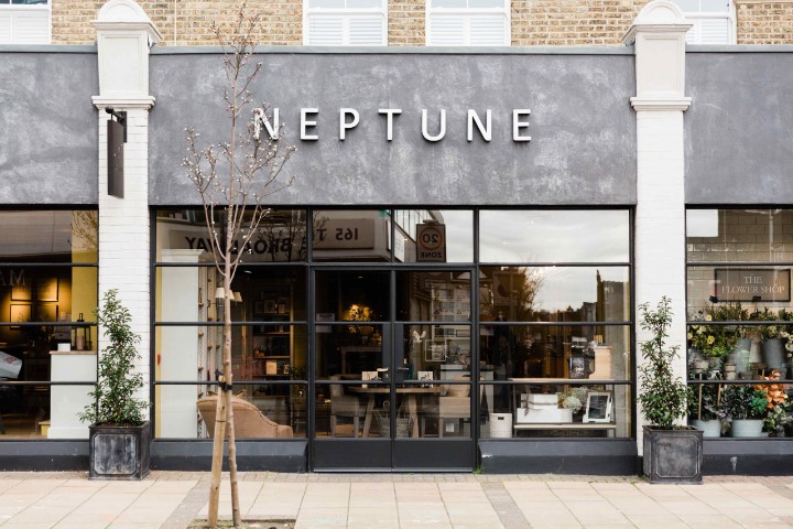 Neptune Showroom with windows and french doors