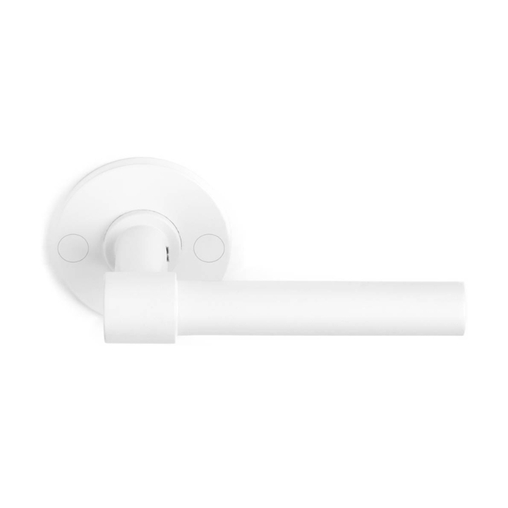 formani one door handles on rose white