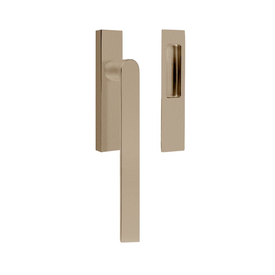 formani arc sliding door handle pvd light bronze