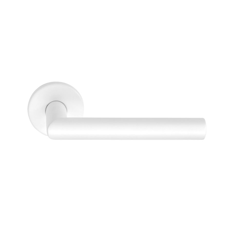 formani basics door handle on rose white