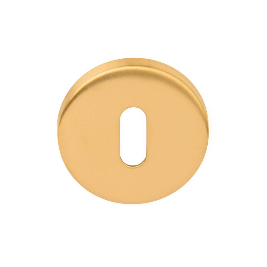 formani basics key escutcheons pvd satin gold