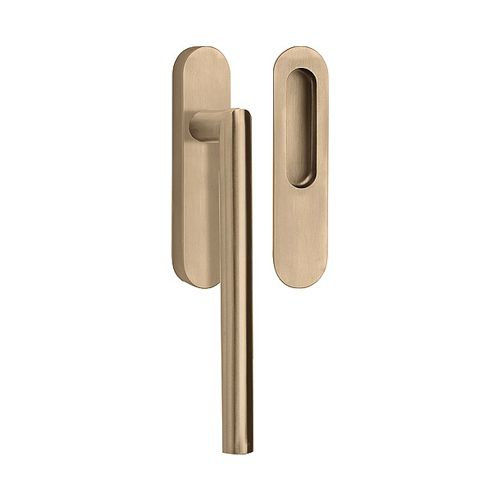 formani basics sliding door handle pvd light bronze