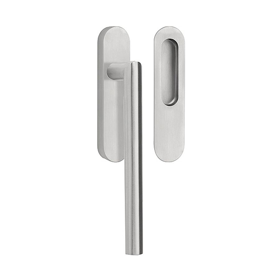 formani basics sliding door handle satin stainless steel
