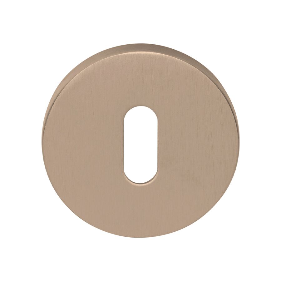 formani eclipse key escutcheon pvd light bronze