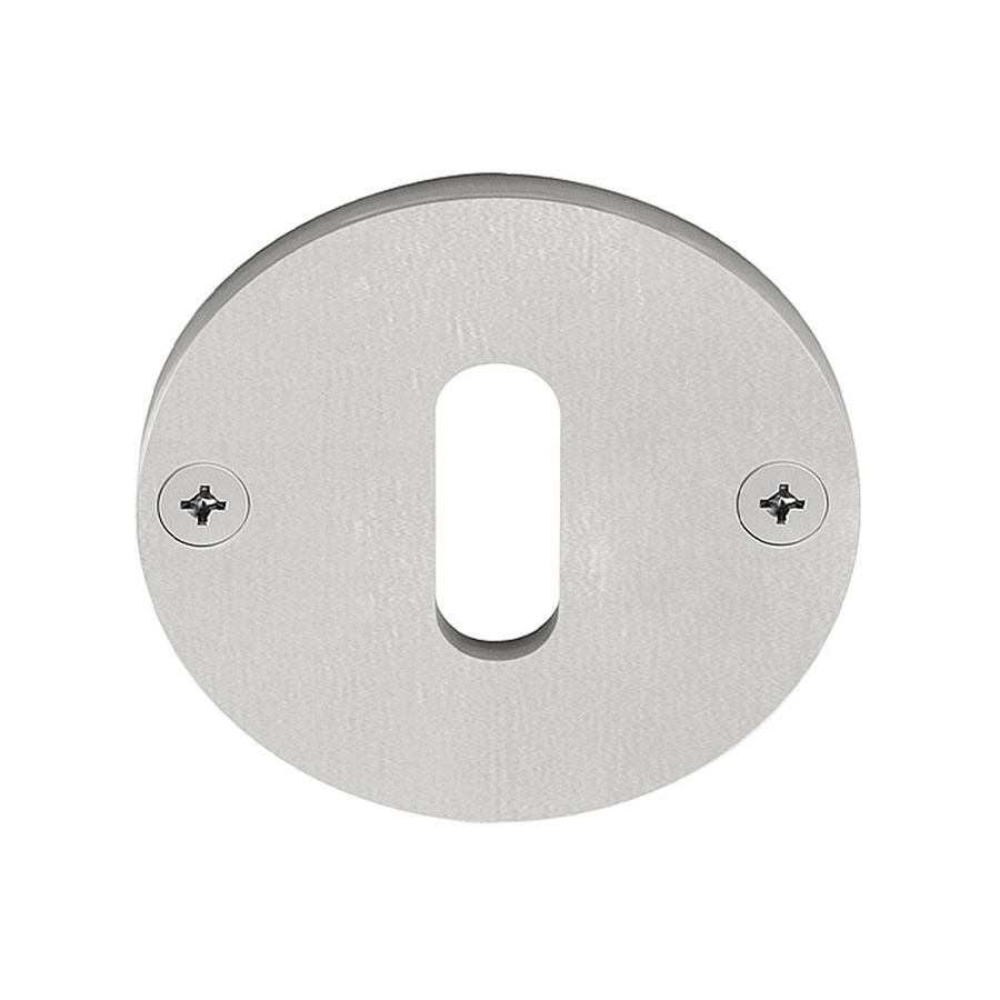 formani edgy key escutcheon satin stainless steel