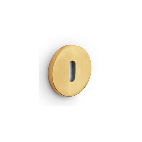 formani eleez key escutcheon pvd satin gold