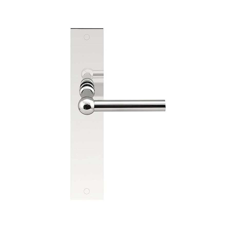 formani ferrovia door handle on plate polished stainless steel