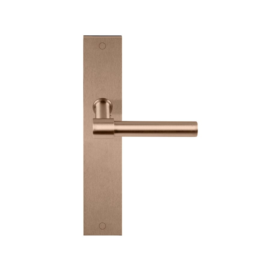 formani one door handles on plate pvd light bronze