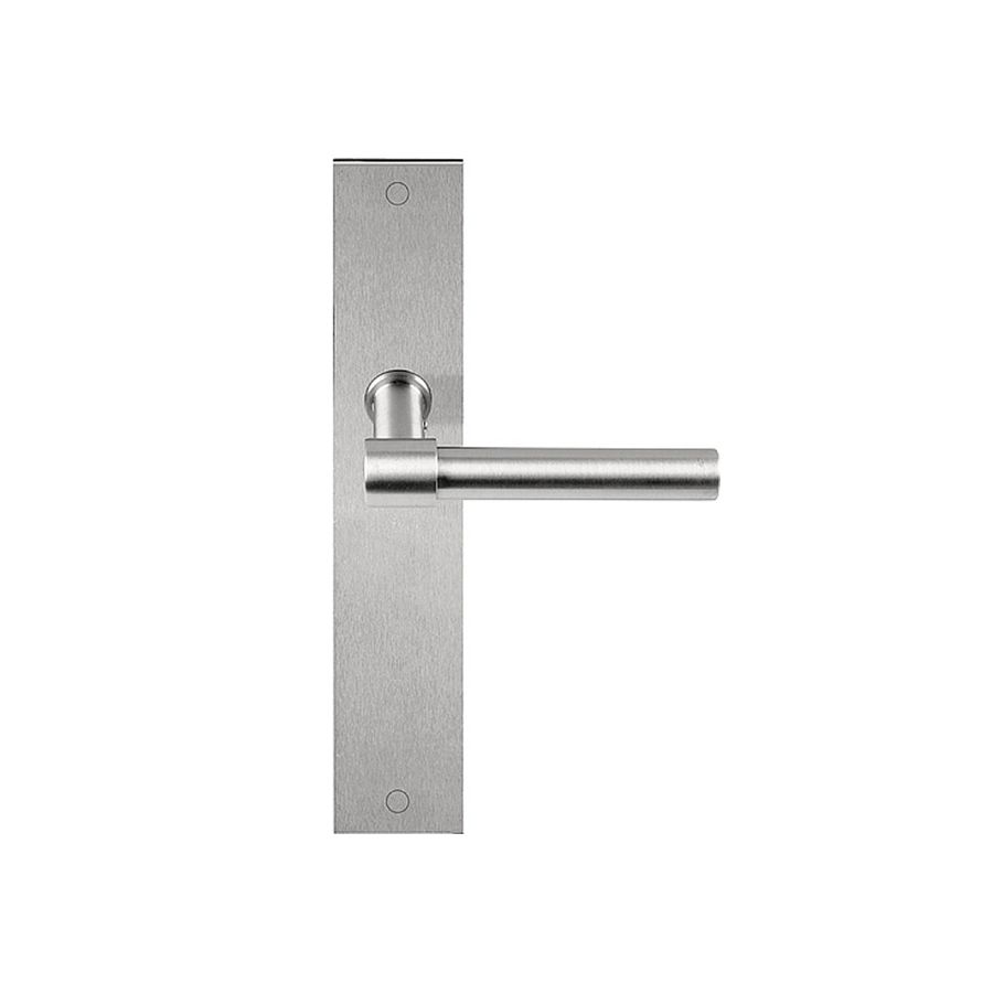 formani one door handles on plate satin stainless steel