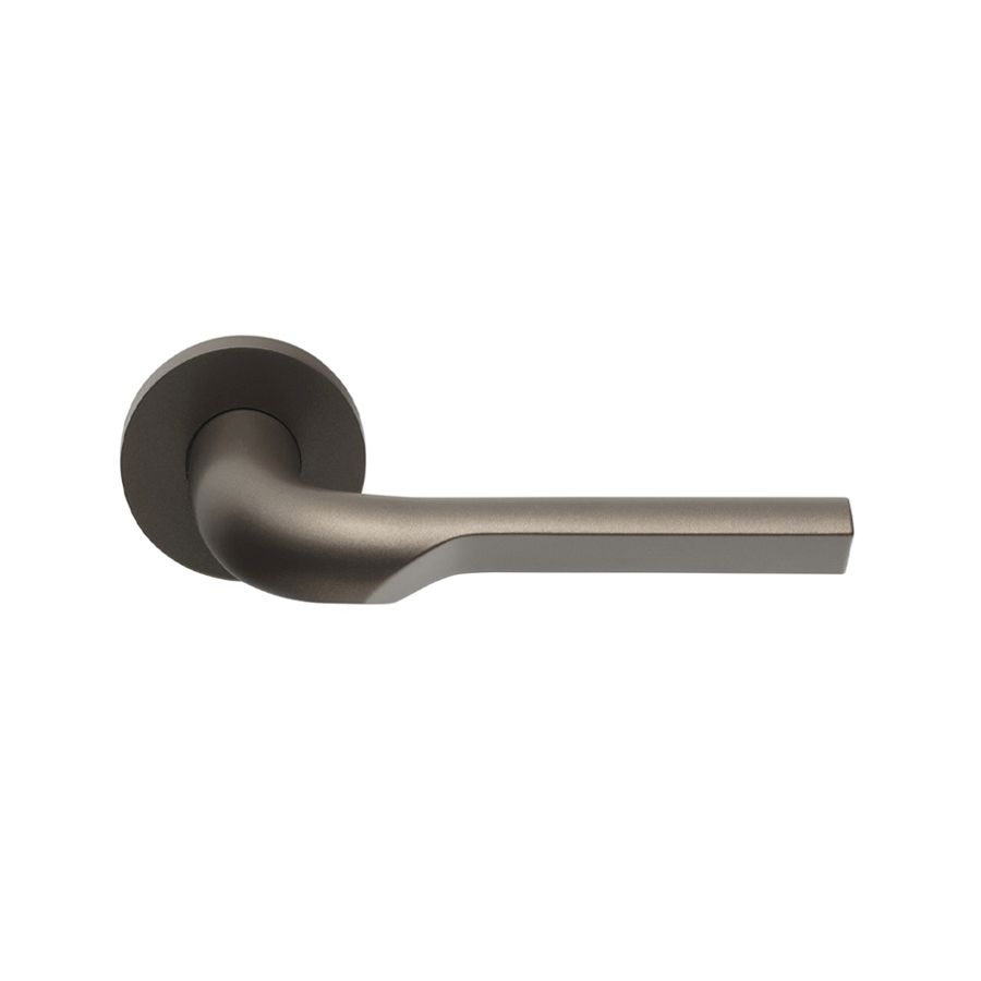 formani rivio door handle on rose bronze
