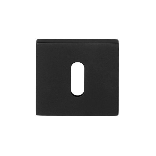 formani square key escutcheon pvd satin black