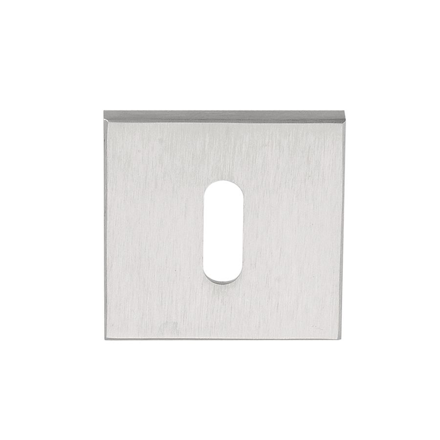 formani square key escutcheon pvd satin stainless steel