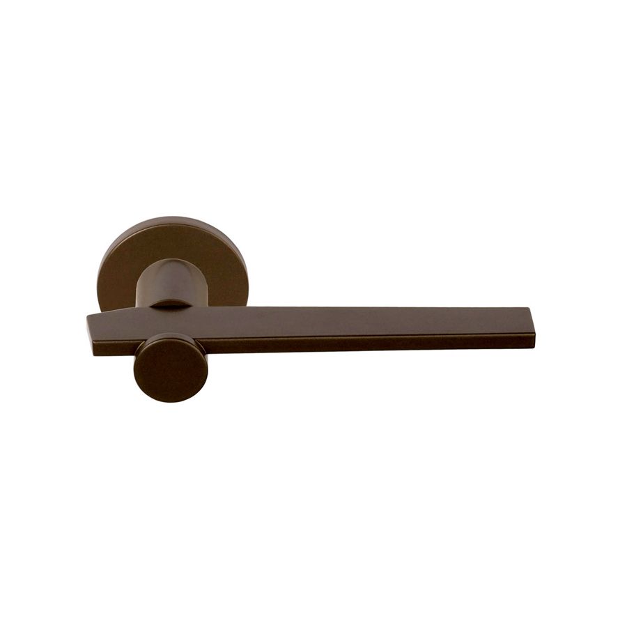 formani tense door handle on rose bronze